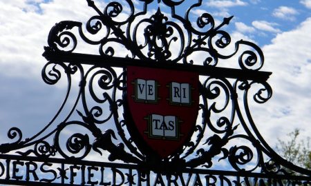 harvard university campus sports field shield logo
