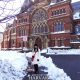 Recorrido por la Universidad de Harvard Memorial Hall, vida en el campus, estudiantes, arquitectura