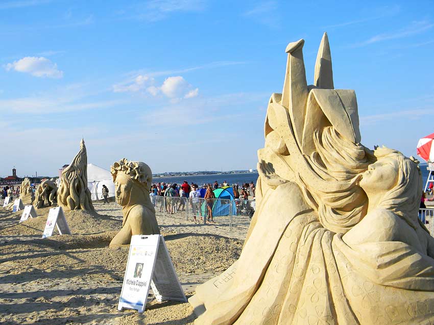 boston revere beach sand castle bulding competition